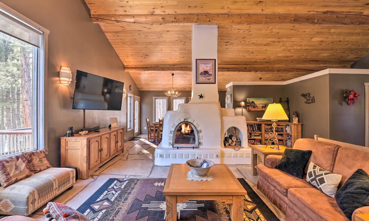 Angel Fire Cabin | 'Altitude Adjustment' Angel Fire Cabin w/Deck