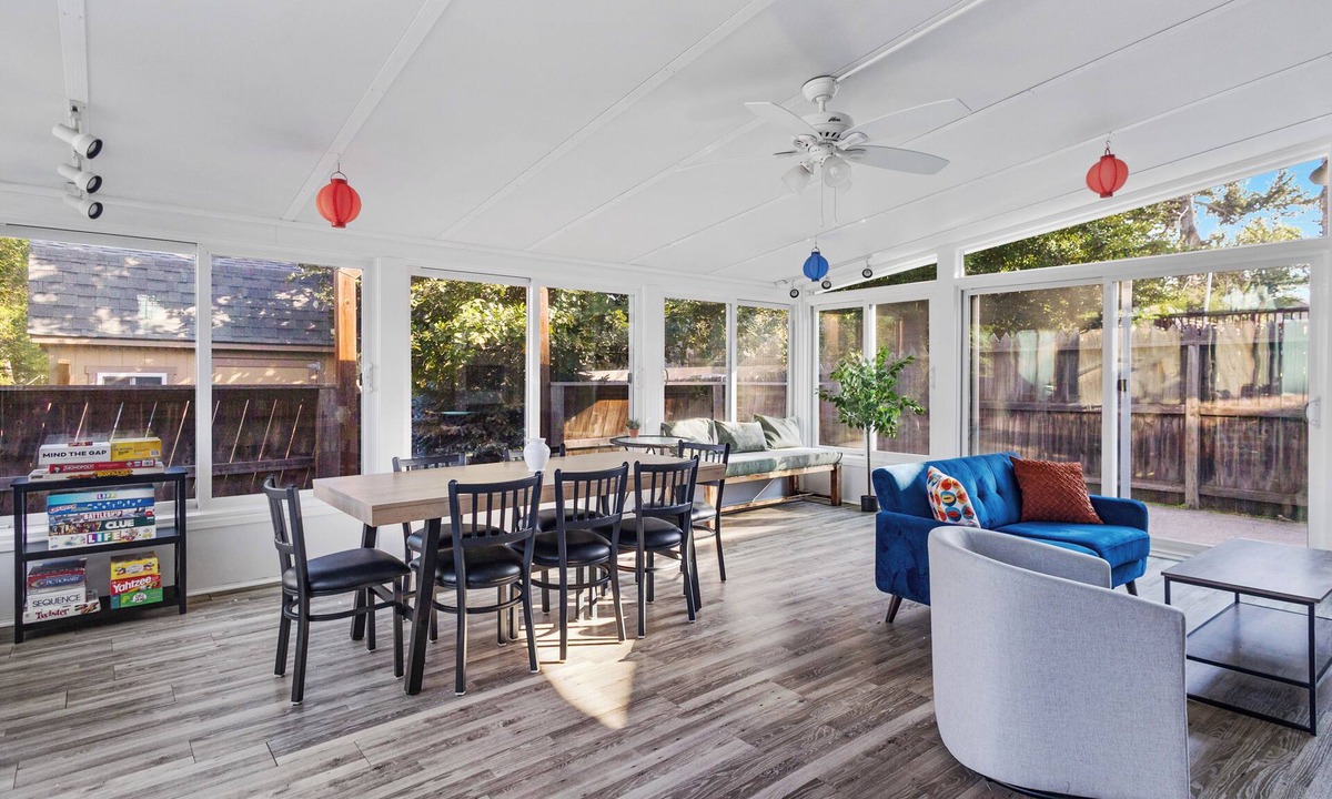 Sarpy County House | Bright & Cozy Home - Sunroom, Games & Foosball in La Vista, NE