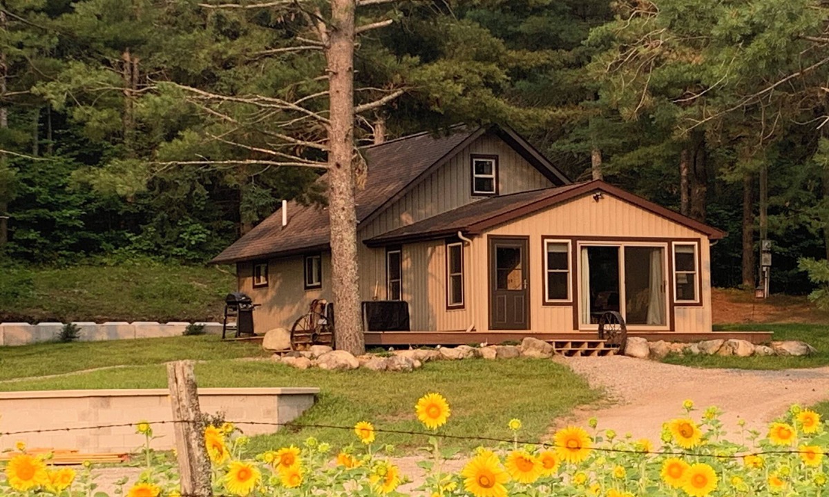 Grayling Cabin | Come take a walk in our woods.