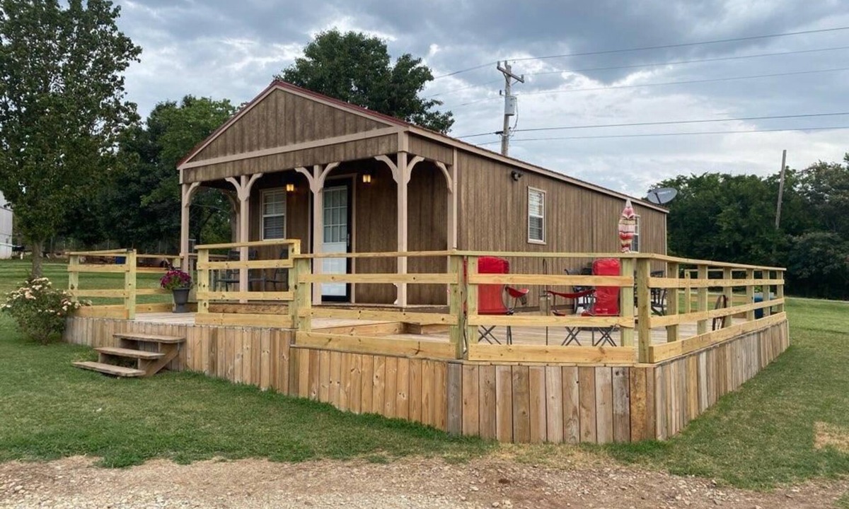 Kay County Cabin | Cozy cabin in enjoyable Kaw City with WiFi, AC