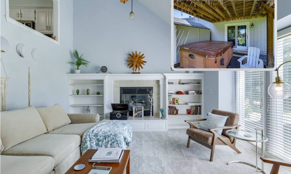 Millard House | Deja Blue In Heart Of Omaha ~HOT TUB- 2 King Beds-Park-4BR-Park