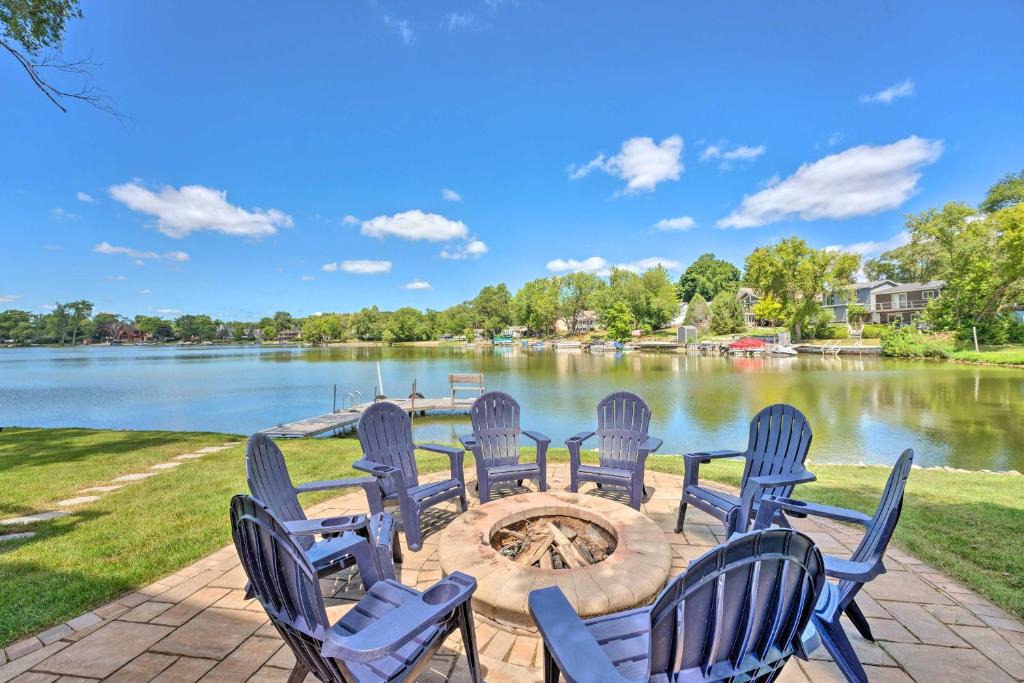Lake Shangrila House | Lakefront Oasis w/Boat Dock, Fire Pit, Grill