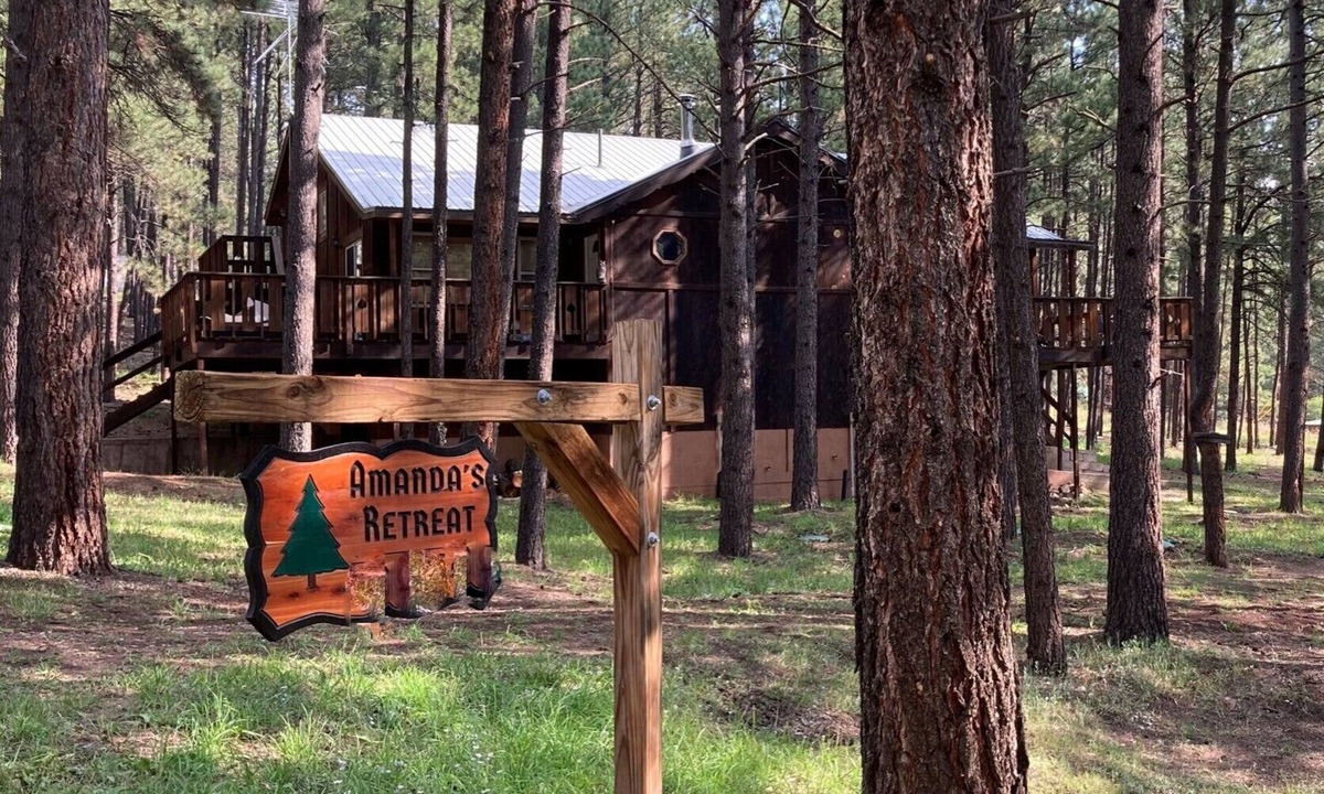 Angel Fire Cabin | Mountain retreat, nestled in the woods just a short drive from the ski resort.