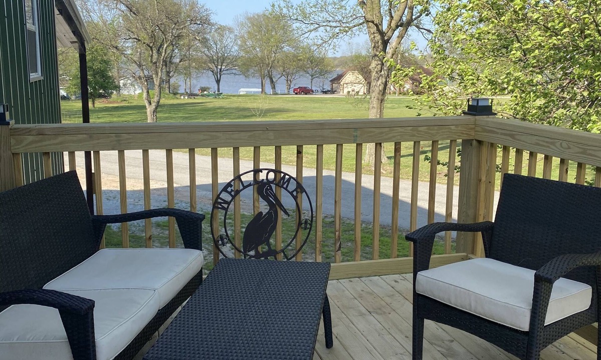 Grove Apartment | New lake view rental on Wolfcreek with boat ramp and lake access across the road