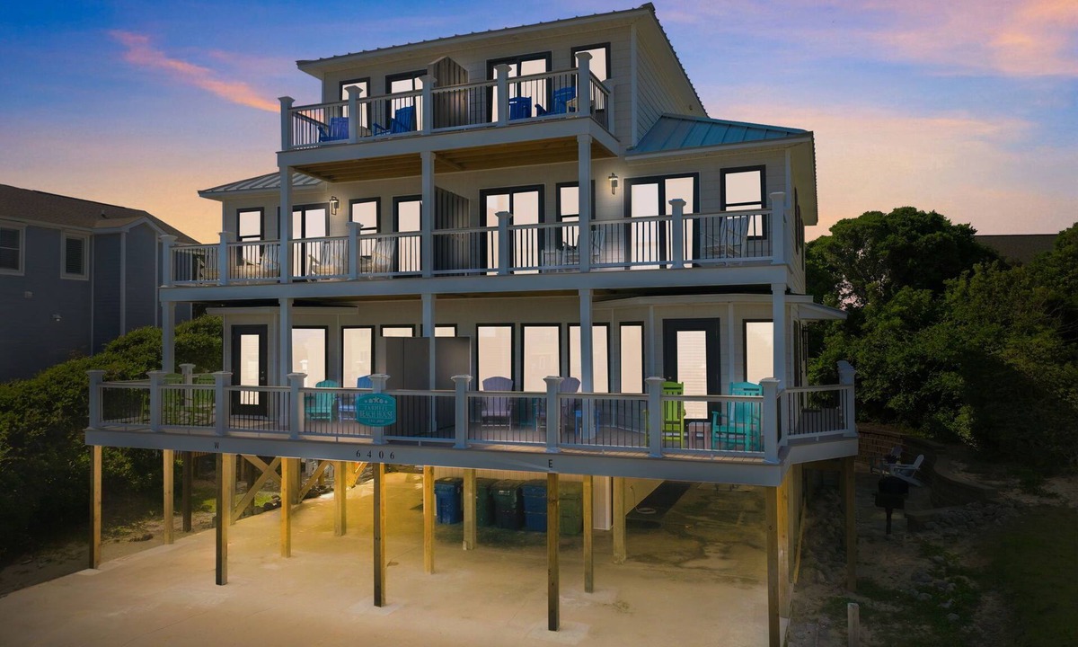 Emerald Isle House | Ocean View Second-Row Duplex | Spacious 5BR | Beach Access Across Street
