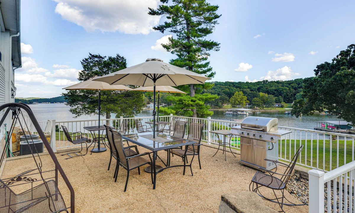 Roach House | Private Dock & Ozarks Shoreline: 5BR Lake House