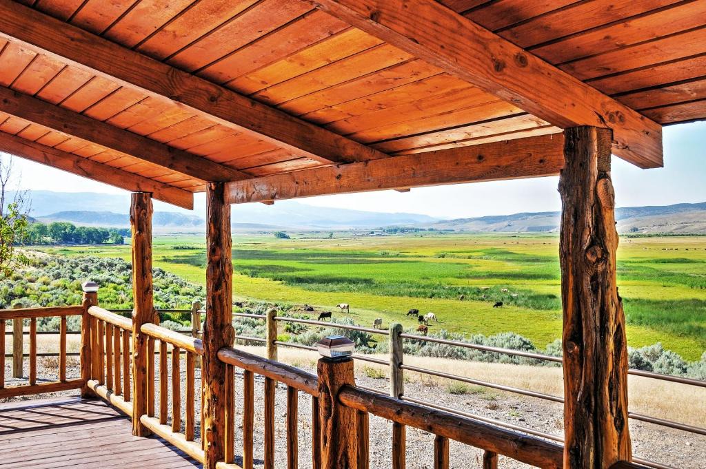 Antimony House | Remote Antimony Log Cabin w/Green Meadow Views!