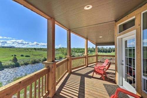 Ashton House | Riffle Ranch - Riverfront with Grand Teton Views!