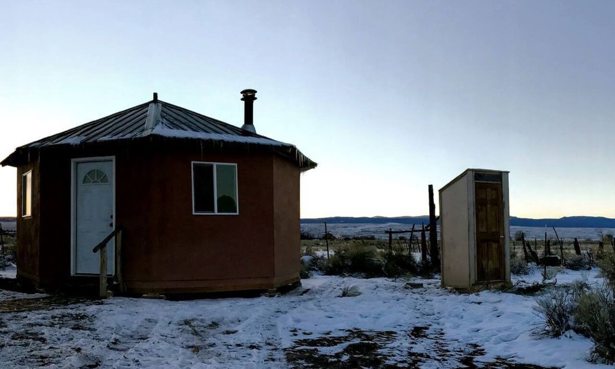 Capulin Cabin | Romantic Camping Yurt on Camel Farm near Alamosa, Colorado