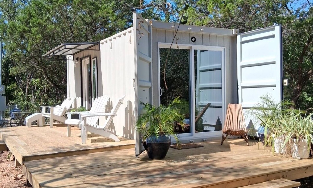 Bertram Cabin | Sans Cedar - Shipping Container Cabin 1