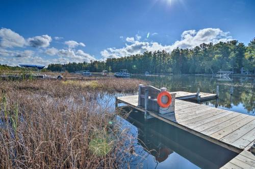 Rapid City House | Serene Riverfront Home with Torch Lake Access!
