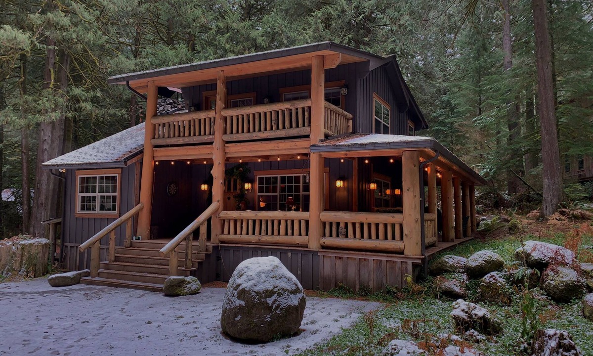 Rhododendron Cabin | Spring/Summer availability! On 2 creeks, wood burning fireplc, log gazebo.