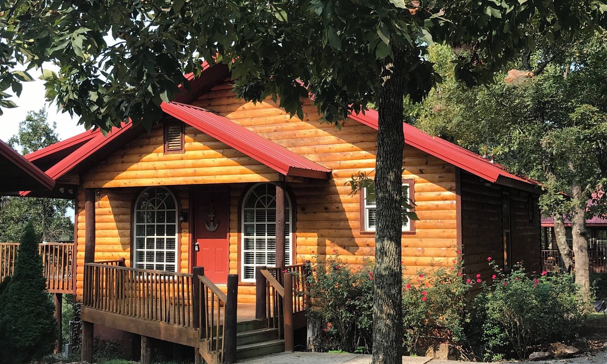 Eucha Cabin | Summer is lake time! S Grand,Dripping Springs cliff, lakeview cabin