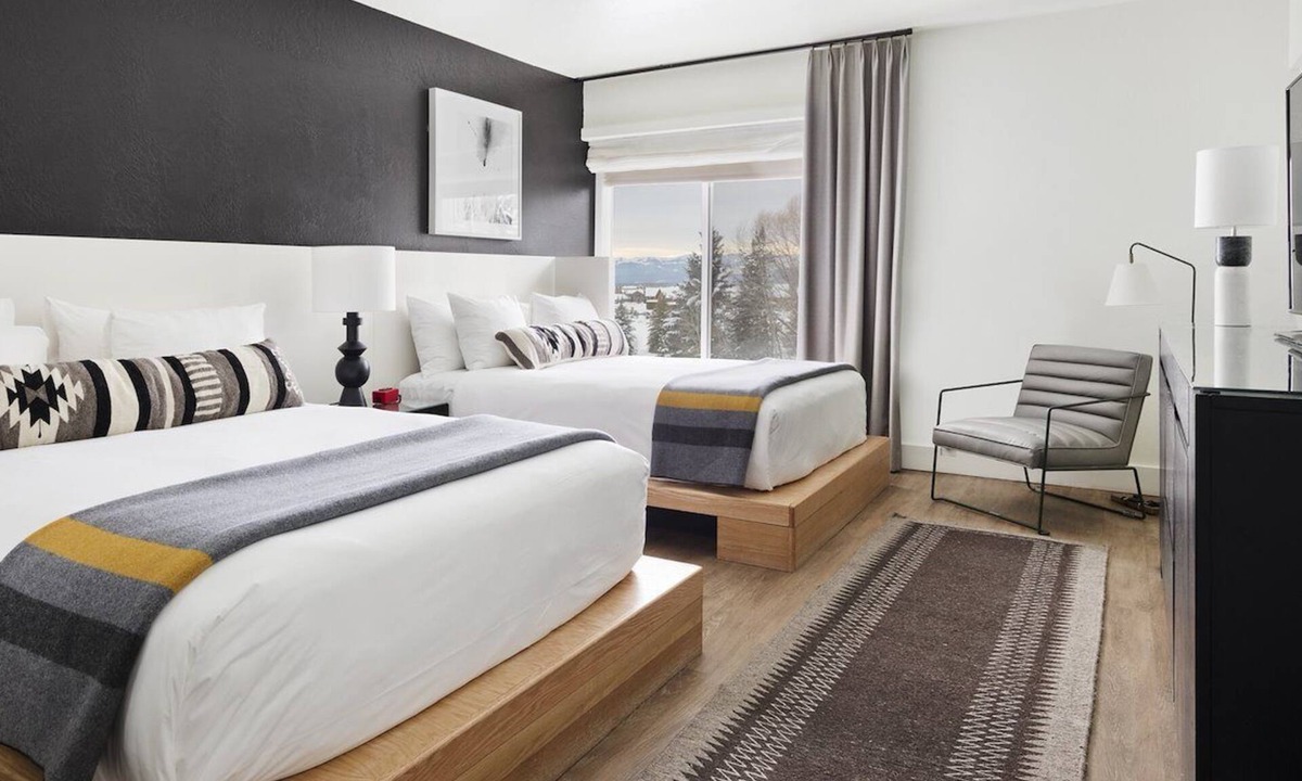 Teton Village Hotel | Two Queen, Gravity Haus, Skiing Fun, Foot of Jackson Hole Mountain