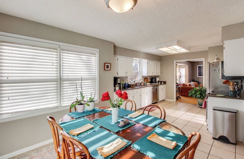 Lawrence House | 2 Mi to KU Campus: Group Getaway w/Patio & Garden