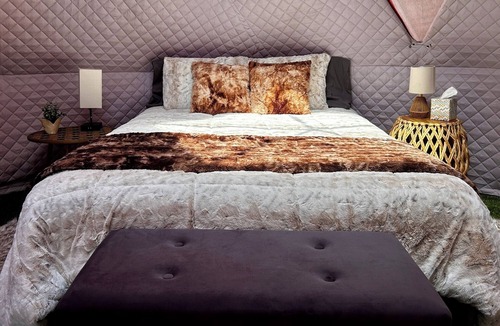 Hermosa Resort | 2-person Glamping Dome with Huge bay window and private bathroom!