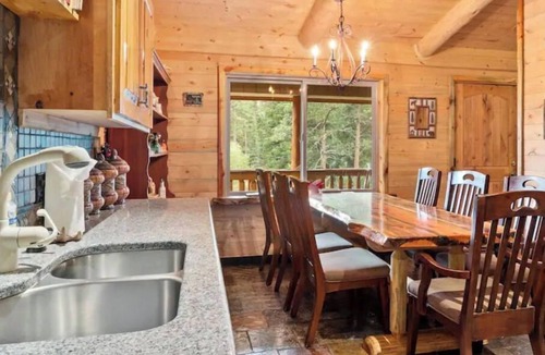 Estes Park Cabin | 3 bedroom 2 bath beautiful mountain rustic lodge #6136
