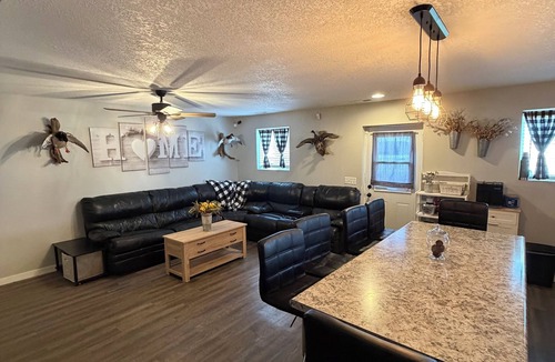 Columbia Cabin | 4 bd, 2 ba Cabin at Lake Rathbun. Sleeps 9. Less than a mile from lake.