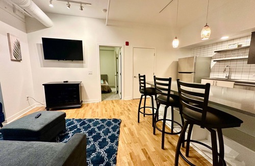 Old Market Apartment | A historic 1,000 square foot Atrium loft in the heart of the Old Market