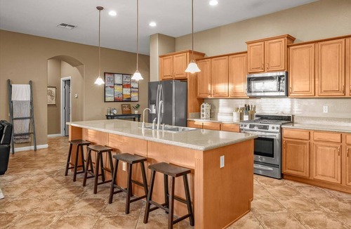 Rovey Farm Estates House | Backyard Oasis | Pool, Theater & Fire Pit