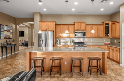 Rovey Farm Estates House | Backyard Oasis | Pool, Theater & Fire Pit