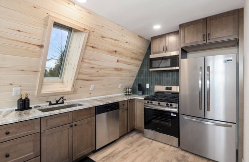 Florissant Cabin | Brand New A-Frame! Panoramic Mt Views, Hot Tub, Speakeasy, EV Charger