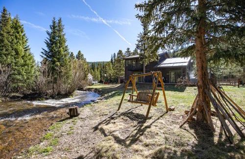 Blue River House | Cabin On The Blue Home: On River, Hot Tub, Views