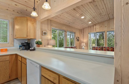 Sayner Cabin | Cabin with Lake Access, AC, Fireplace, Firepit