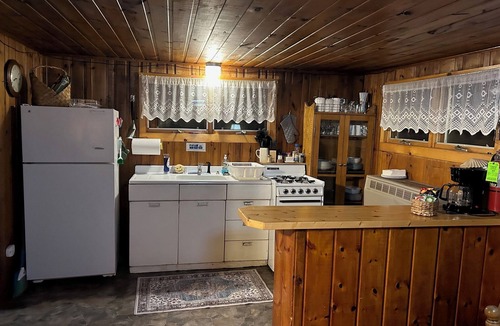 Iron River Cabin | Cedar 2- two-bedroom cabin on beautiful Delta Lake- Pet friendly