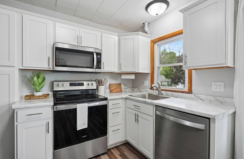 Cedar Rapids House | Cedar Grove Oasis: Huge Private Yard + Gazebo