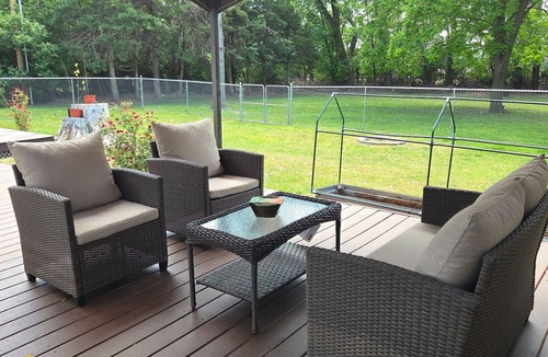 Bel Aire House | Cozy 3-bedroom house in a quiet neighborhood. Near Wichita State University.