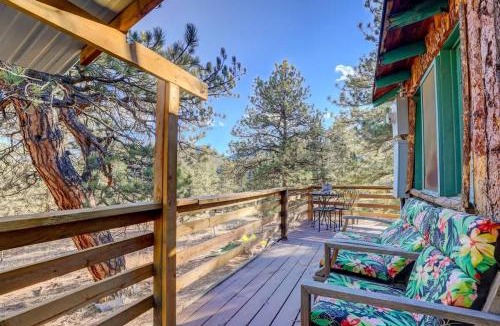 Pine House | Cozy Cabin Getaway with Mountain Views & Fireplace