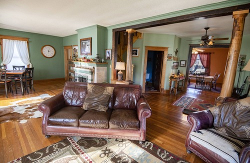 Cottonwood Falls House | Cozy Stone & Brick home in the heart of the Beautiful Flint Hills