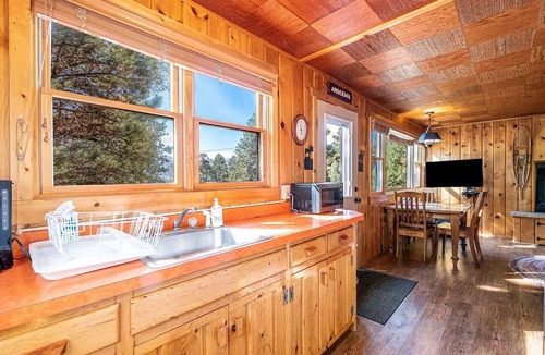 Estes Park Cabin | Delightful Rustic Cabin with Fireplace and Spectacular Mountain Views in Estes Park, Colorado