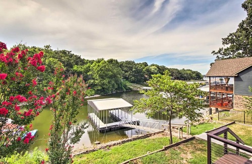 Tia Juana House | Dock, Deck & Boat Slip: Lakefront Eucha Home