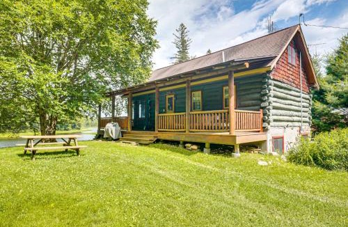 Mercer House | Dock, Fire Pit: Historic Lakefront Cabin in Mercer