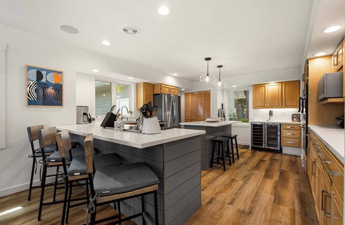 Sandpoint House | Dog-Friendly Beachfront Getaway, Hot Tub, Boat Lift