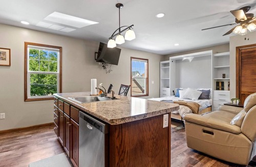 West Central Apartment | Downtown Studio w/Jacuzzi and Game Room!
