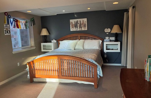 Strasburg House | Family farm stay in a walkout basement