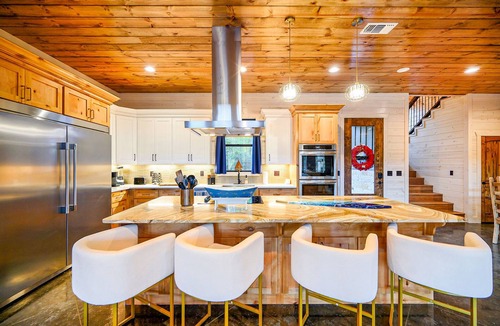 Pickens Cabin | Featured on Staycation | Pool, Stocked Pond, Kayaks, Game Room & ATV Access