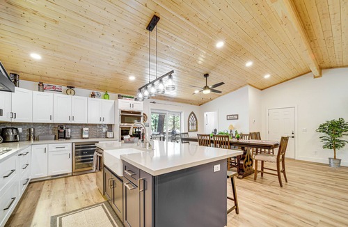 Happy Jack Cabin | Fire Pit + Trail Access: Spacious Happy Jack Cabin