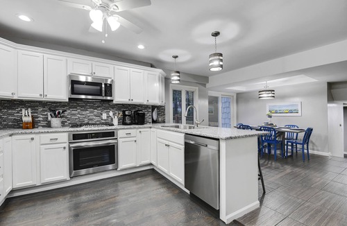 Overland Park House | Gated Home for 12 with Huge Entertainer's Deck