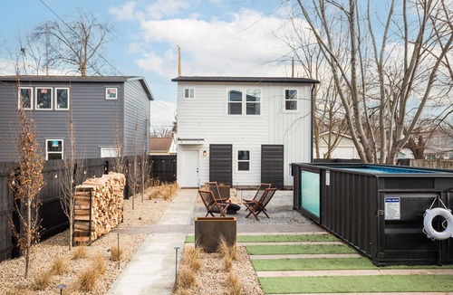 Fountain Square House | Heated Container Pool|Hot Tub|5 Ensuite Baths|Fire Pit