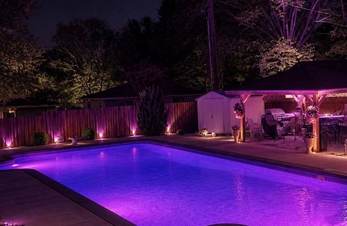 Leavenworth House | Kansas City World Cup Home W/Resort Pool outdoor entertainment area sleeps 8