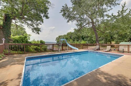Grove House | Lakefront Cabin: Boat Dock, Pool & Hot Tub