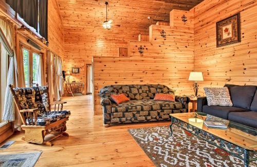 Nevis House | Lakefront Cabin w/Private Deck, Dock & Fire Pit!