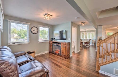 Lake Shangrila House | Lakefront Oasis w/Boat Dock, Fire Pit, Grill