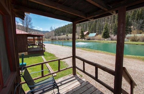 Red River Cabin | Located on our Private Fishing Pond with Mountain View