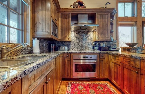 Jackson Cabin | Luxury & secluded cabin w/furnished deck, wood fireplace, mountain & river views
