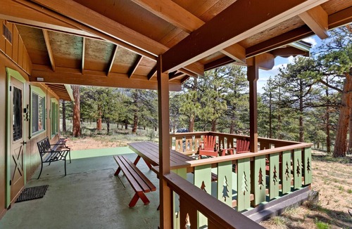 Estes Park Cabin | Machin's Cottage #16 3 bdrm Cabin near RMNP Pet Friendly